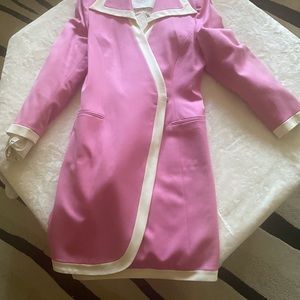 Hot Pink Tahari Coat Dress